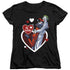 BATMAN/MY PUDDIN - S/S WOMENS TEE - BLACK