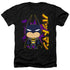 BATMAN/CUTE KANJI - ADULT HEATHER - BLACK