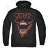 BATMAN/JOKER BAT LAUGH - ADULT PULLOVER HOODIE - BLACK
