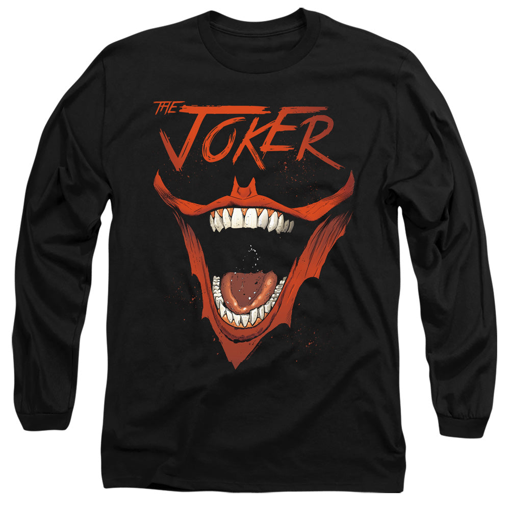 BATMAN/JOKER BAT LAUGH - L/S ADULT 18/1 - BLACK