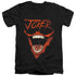 BATMAN/JOKER BAT LAUGH - S/S ADULT V-NECK 30/1 - BLACK