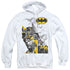 BATMAN/LONG LIVE - ADULT PULLOVER HOODIE - WHITE
