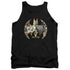 BATMAN/80TH SHIELD - ADULT TANK - BLACK