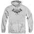 BATMAN/GOTHAM SHIELD - ADULT PULLOVER HOODIE - ATHLETIC HEATHER