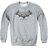 BATMAN/GOTHAM SHIELD - ADULT CREWNECK SWEATSHIRT - ATHLETIC HEATHER