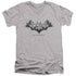 BATMAN/GOTHAM SHIELD - S/S ADULT V-NECK 30/1 - ATHLETIC HEATHER