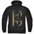 BATMAN/B - ADULT PULLOVER HOODIE - BLACK