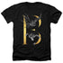 BATMAN/B - ADULT HEATHER - BLACK