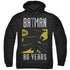 BATMAN/SILHOUETTE - ADULT PULLOVER HOODIE - BLACK