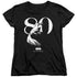 BATMAN/80 WALL - S/S WOMENS TEE - BLACK