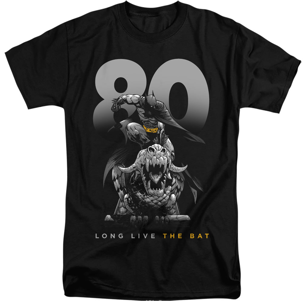 BATMAN/BIG 80 - S/S ADULT TALL 18/1 - BLACK