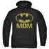 BATMAN/BAT MOM - ADULT PULLOVER HOODIE - BLACK