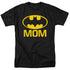 BATMAN/BAT MOM - S/S ADULT 18/1 - BLACK