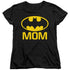 BATMAN/BAT MOM - S/S WOMENS TEE - BLACK