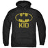BATMAN/BAT KID - ADULT PULLOVER HOODIE - BLACK