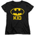 BATMAN/BAT KID - S/S WOMENS TEE - BLACK
