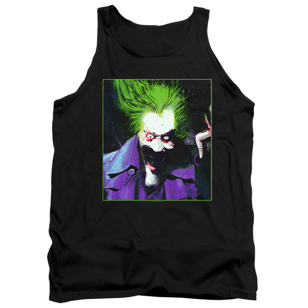 BATMAN/ARKHAM ASYLUM JOKER - ADULT TANK - BLACK