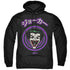 BATMAN/FACE SPIRAL - ADULT PULLOVER HOODIE - BLACK