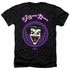 BATMAN/FACE SPIRAL - ADULT HEATHER - BLACK