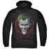 BATMAN/JOKER DRIP - ADULT PULLOVER HOODIE - BLACK