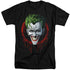 BATMAN/JOKER DRIP - S/S ADULT TALL 18/1 - BLACK