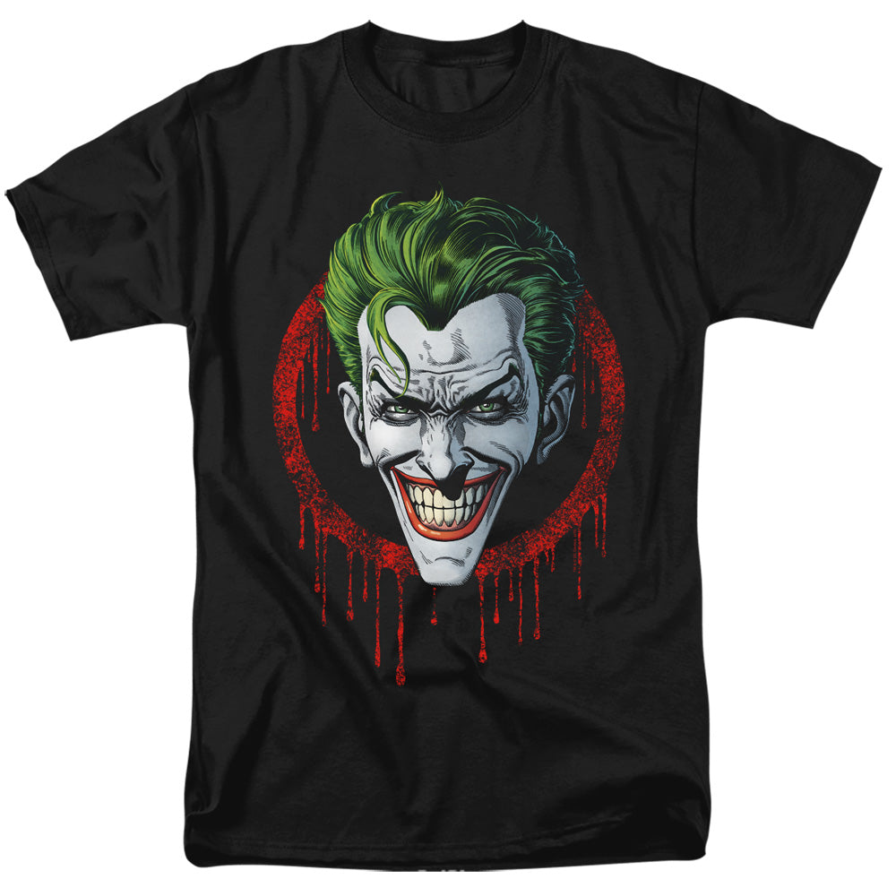 BATMAN/JOKER DRIP - S/S ADULT 18/1 - BLACK