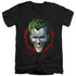 BATMAN/JOKER DRIP - S/S ADULT V-NECK 30/1 - BLACK