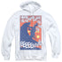 BATMAN/PUNCHLINE -  ADULT PULLOVER HOODIE - WHITE