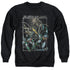 BATMAN/BATMAN WHO LAUGHS - ADULT CREWNECK SWEATSHIRT - BLACK