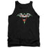 BATMAN/JOKER BAT LOGO - ADULT TANK - BLACK