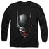 BATMAN/BATMAN WHO LAUGHS HEAD - L/S ADULT 18/1 - BLACK
