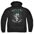 BATMAN/MANIACAL SPIRAL - ADULT PULLOVER HOODIE - BLACK