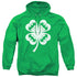 BATMAN/BAT CLOVER - ADULT PULLOVER HOODIE - KELLY GREEN