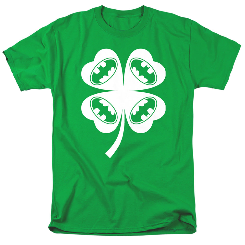 BATMAN/BAT CLOVER - S/S ADULT 18/1 - KELLY GREEN