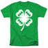 BATMAN/BAT CLOVER - S/S ADULT 18/1 - KELLY GREEN