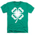 BATMAN/BAT CLOVER - ADULT HEATHER - KELLY GREEN