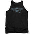 BATMAN/TWO GARGOYLES LOGO - ADULT TANK - BLACK
