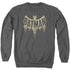 BATMAN CLASSIC TV/VINTAGE LOGO - ADULT CREWNECK SWEATSHIRT - CHARCOAL