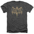 BATMAN CLASSIC TV/VINTAGE LOGO - ADULT HEATHER - CHARCOAL
