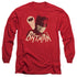 BATMAN CLASSIC TV/BAT SIGNAL -  L/S ADULT 18/1  - RED
