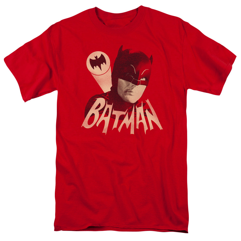 BATMAN CLASSIC TV/BAT SIGNAL - S/S ADULT 18/1  -  RED