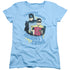 BATMAN CLASSIC TV/COURAGEOUS WARRIORS - S/S WOMENS TEE - LIGHT BLUE