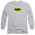 BATMAN CLASSIC TV/CHEST LOGO -  L/S ADULT 18/1  - SILVER