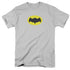 BATMAN CLASSIC TV/CHEST LOGO - S/S ADULT 18/1 - SILVER