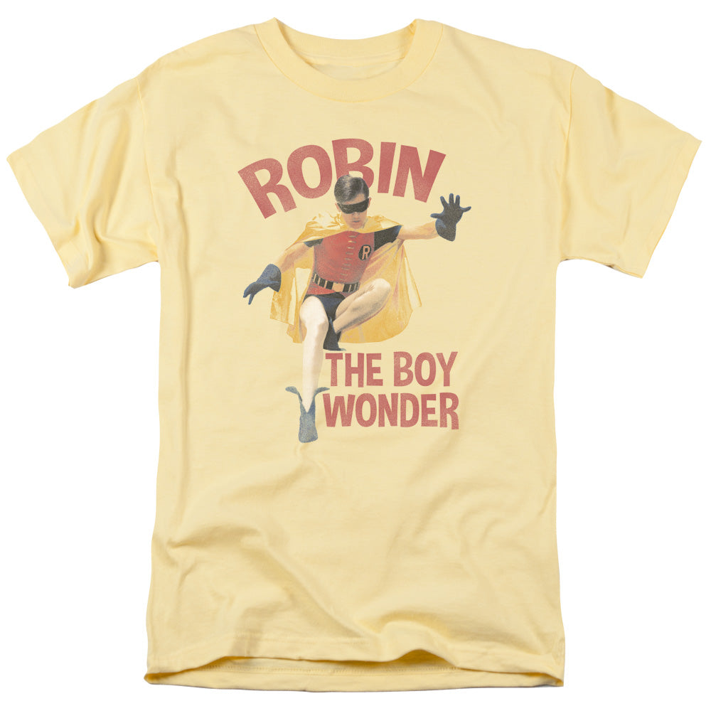 BATMAN CLASSIC TV/BOY WONDER - S/S ADULT 18/1 - BANANA