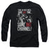 BATMAN CLASSIC TV/BAT CHANNEL -  L/S ADULT 18/1  - BLACK