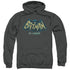 BATMAN CLASSIC TV/IN COLOR - ADULT PULLOVER HOODIE - CHARCOAL