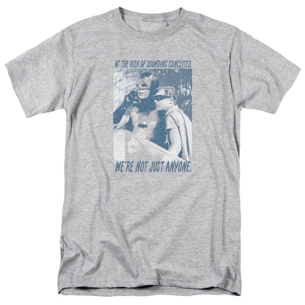 BATMAN CLASSIC TV/BOOGIE NIGHTS - S/S ADULT 18/1  -  ATHLETIC HEATHER