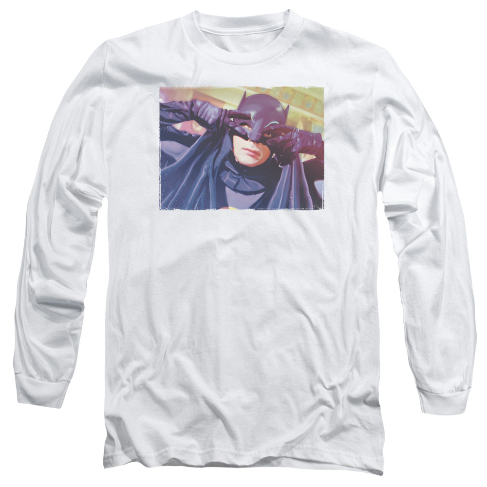 BATMAN CLASSIC TV/SMOOTH GROOVE -  L/S ADULT 18/1  - WHITE