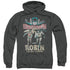 BATMAN CLASSIC TV/CLASSIC DUO - ADULT PULLOVER HOODIE - CHARCOAL